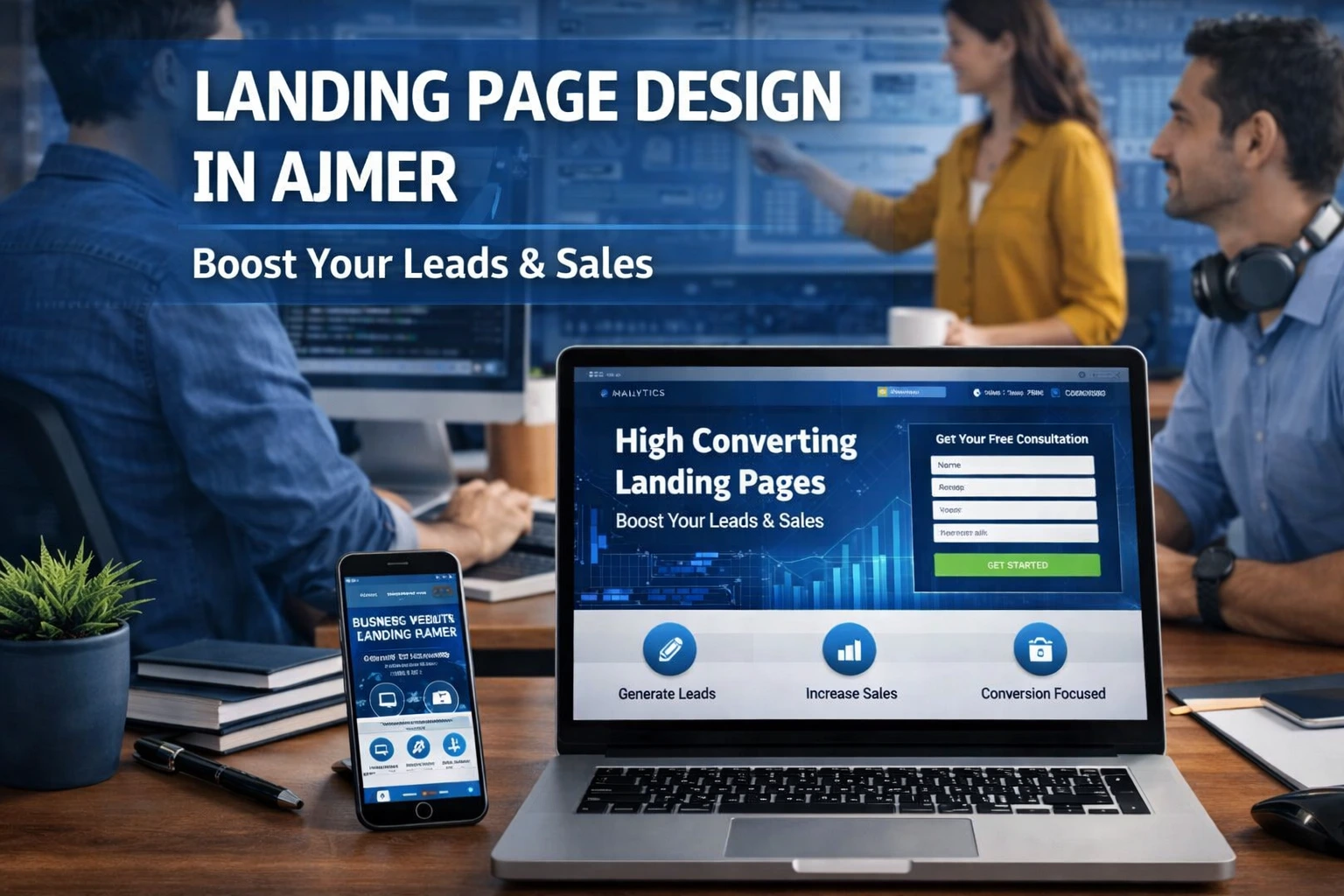 Landing Page Design in Ajmer image